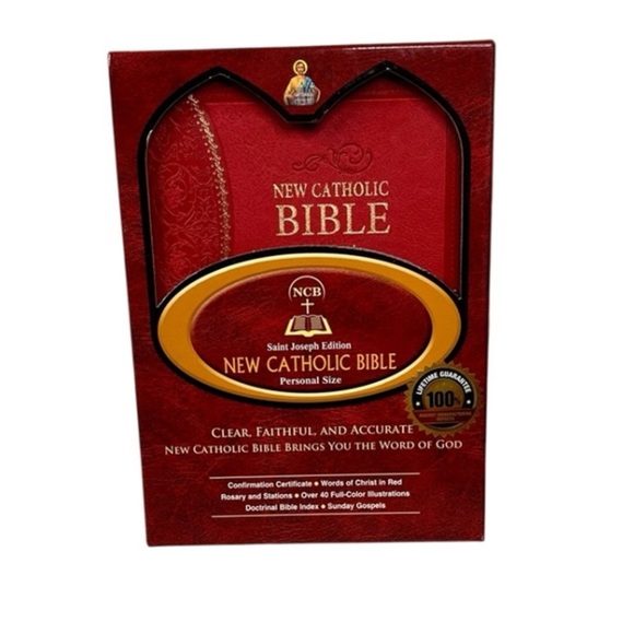 New Catholic Bible - Red Cover - Picture 1 of 6